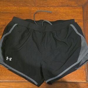 Under Armour Women's Athletic Shorts in Black and Gray